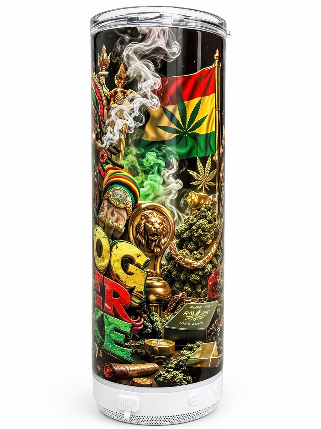Big Dog Bigger Smoke Bluetooth Tumbler | Traumatic Co™