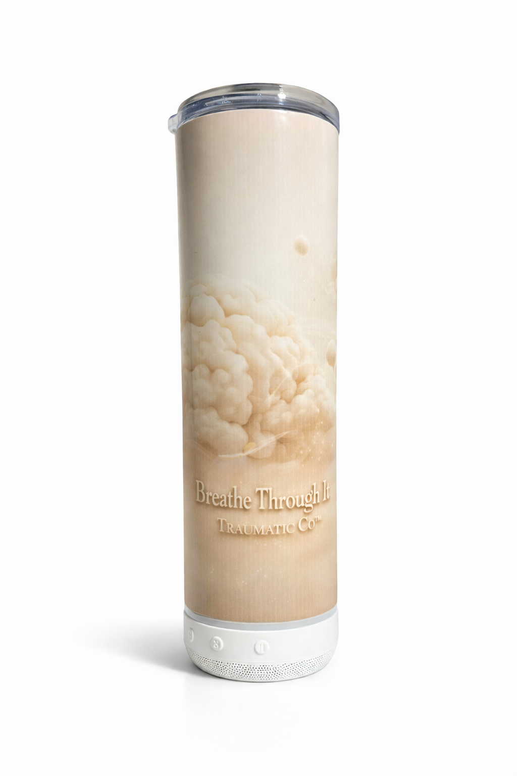 Breathe Through It / Traumatic Co™  Bluetooth Healing Tumbler