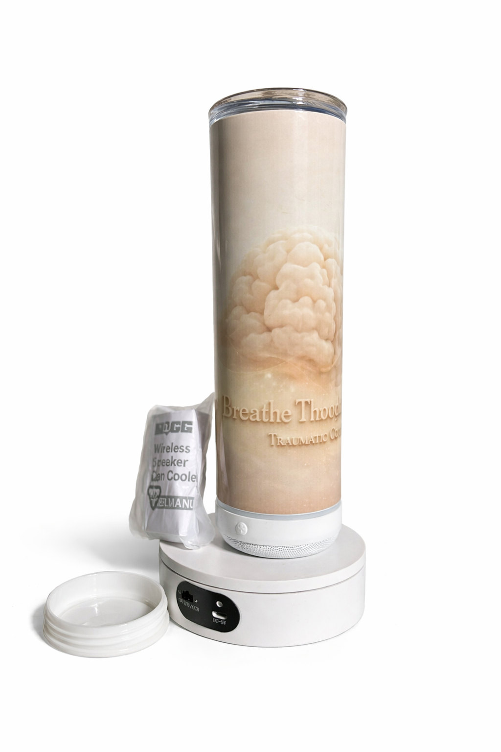 Breathe Through It / Traumatic Co™  Bluetooth Healing Tumbler