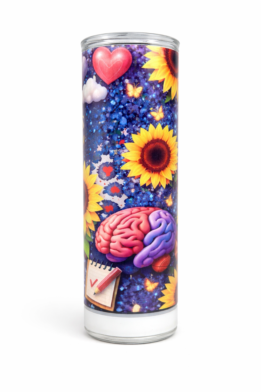 Some Scars Still Flower Bluetooth Healing Tumbler | Traumatic Co™