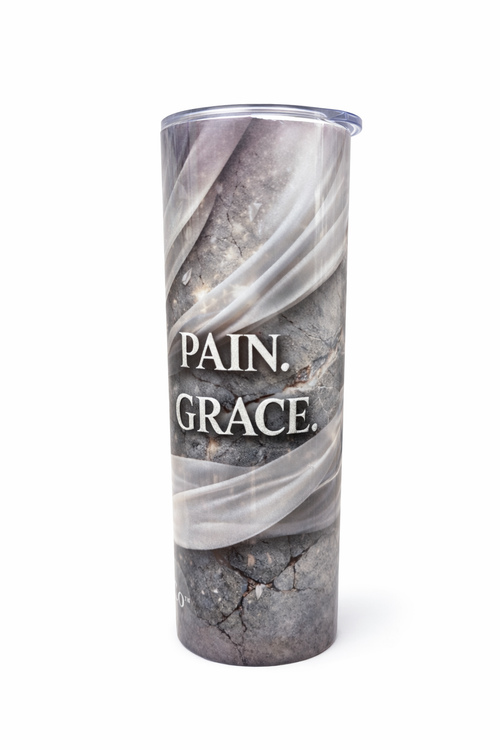 Built From Pain- Wrapped In Grace / Traumatic Co™ Healing Tumbler