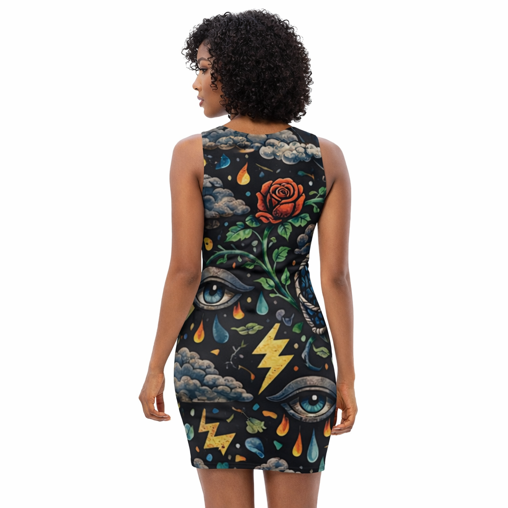 Traumatic Co™ | Broken but Breathing | Bodycon Dress
