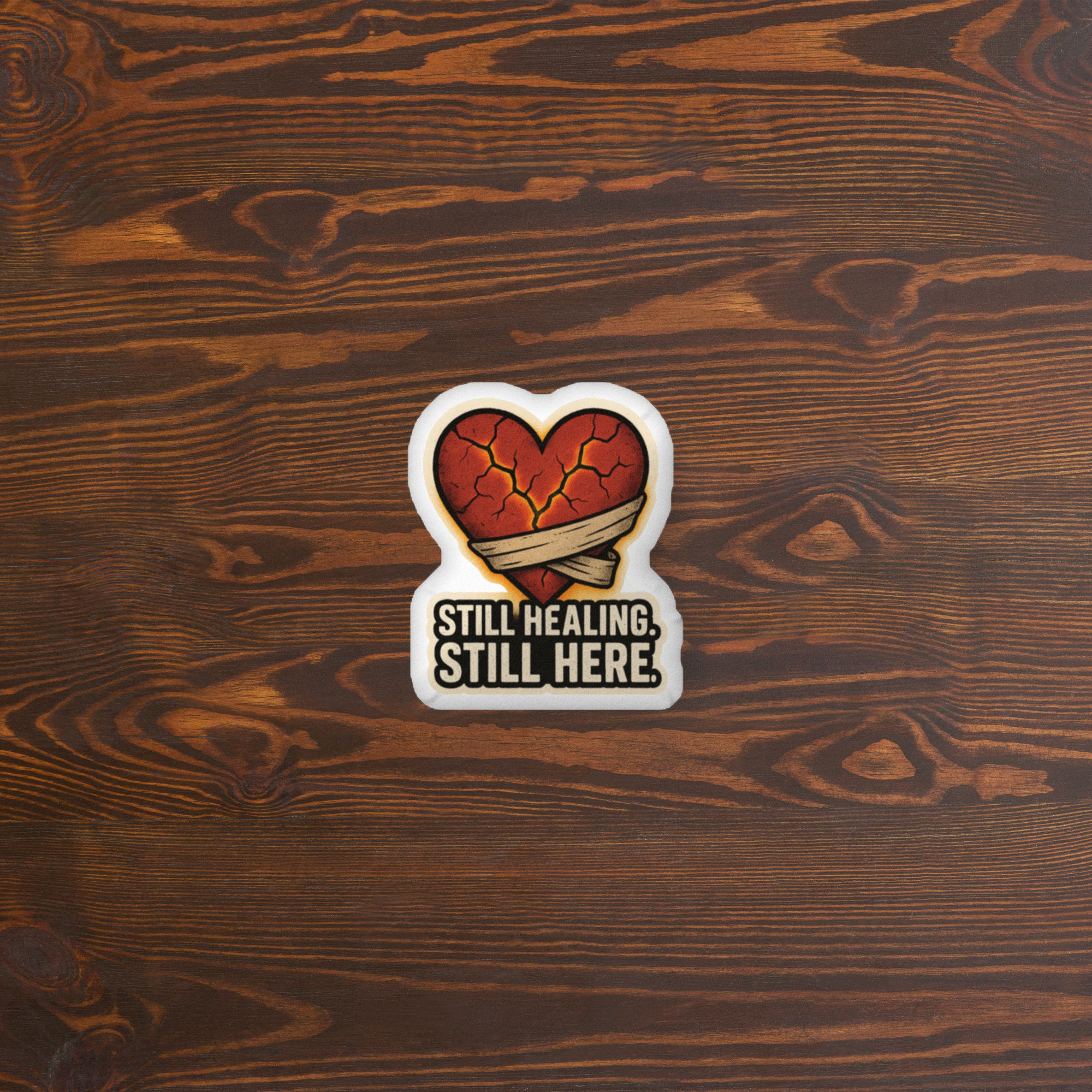 Still Healing, Still Here - Custom Shaped Pillow