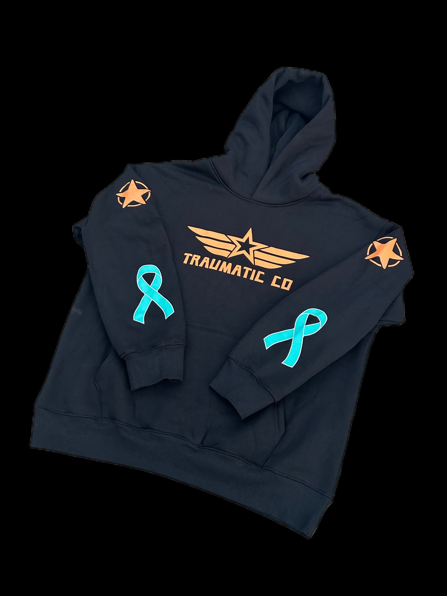 Not All Wounds Are Visible Premium Black Hoodie