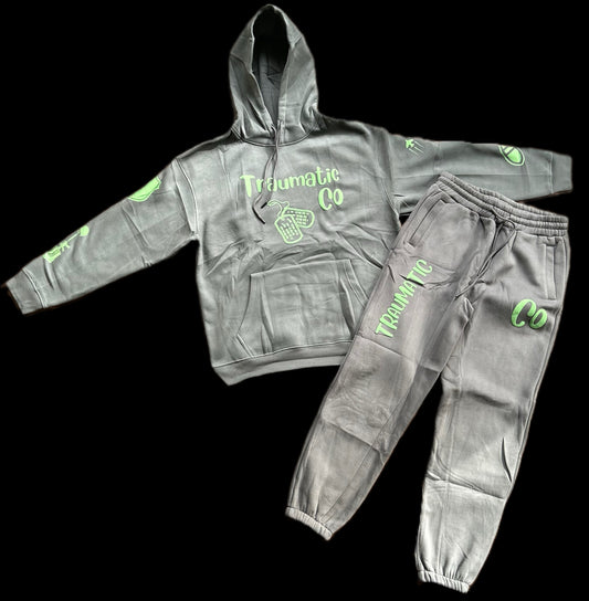 Invisibly Scarred Premium Sweatsuit (Grey)