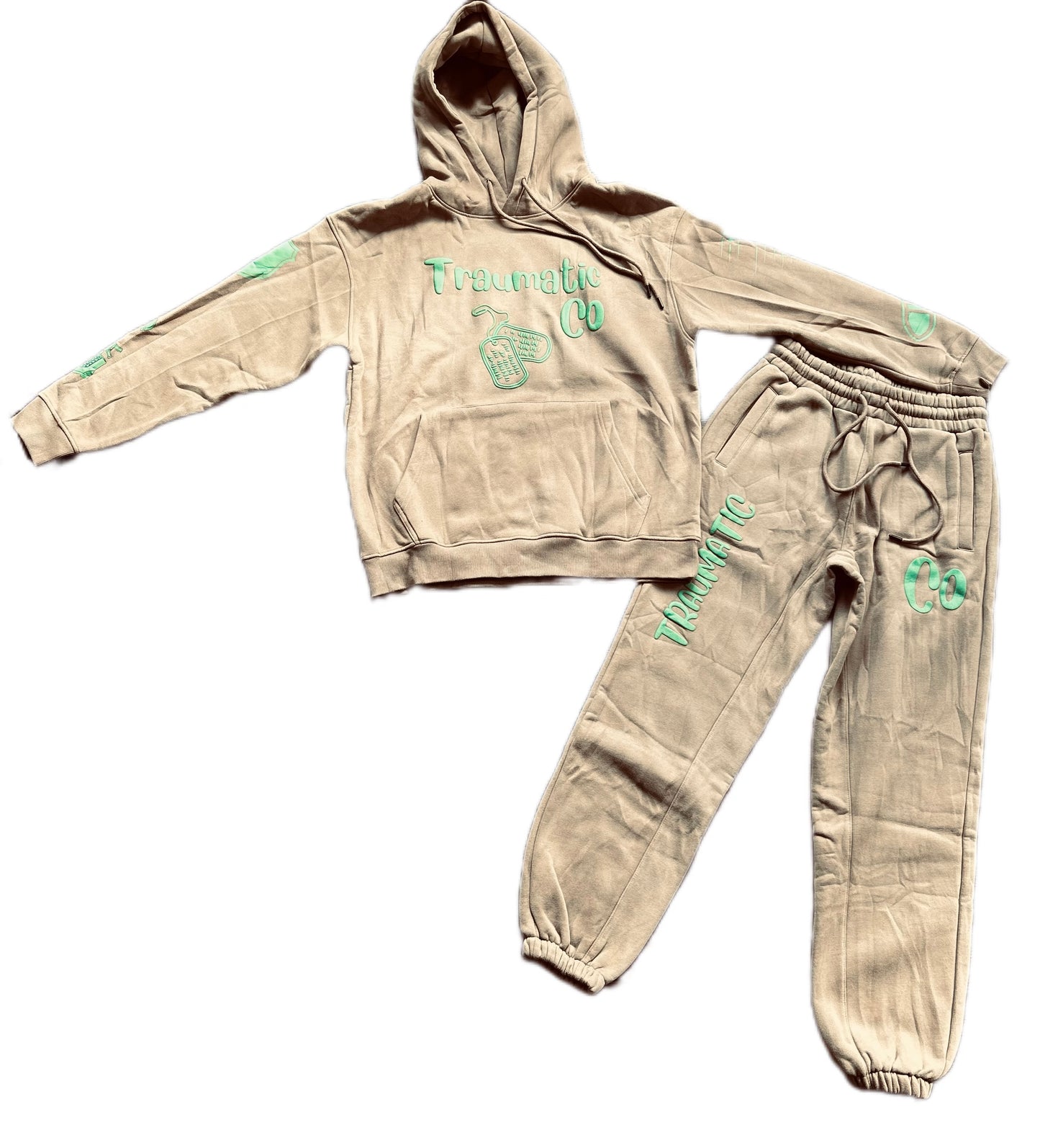 Invisibly Scarred Premium Sweatsuit (Brown)