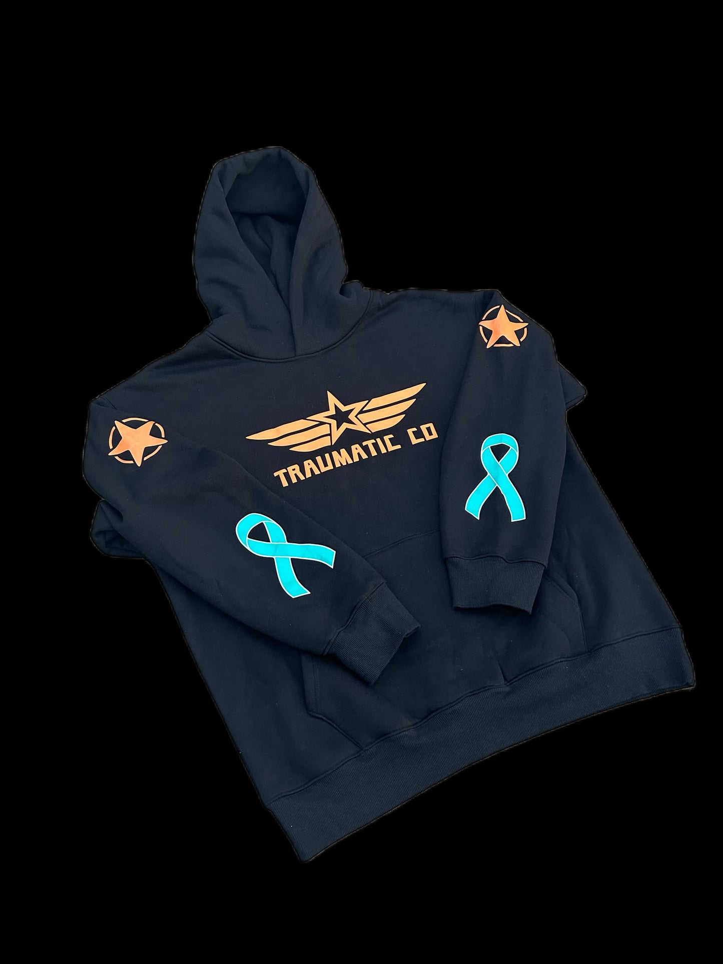 Not All Wounds Are Visible Premium Black Hoodie