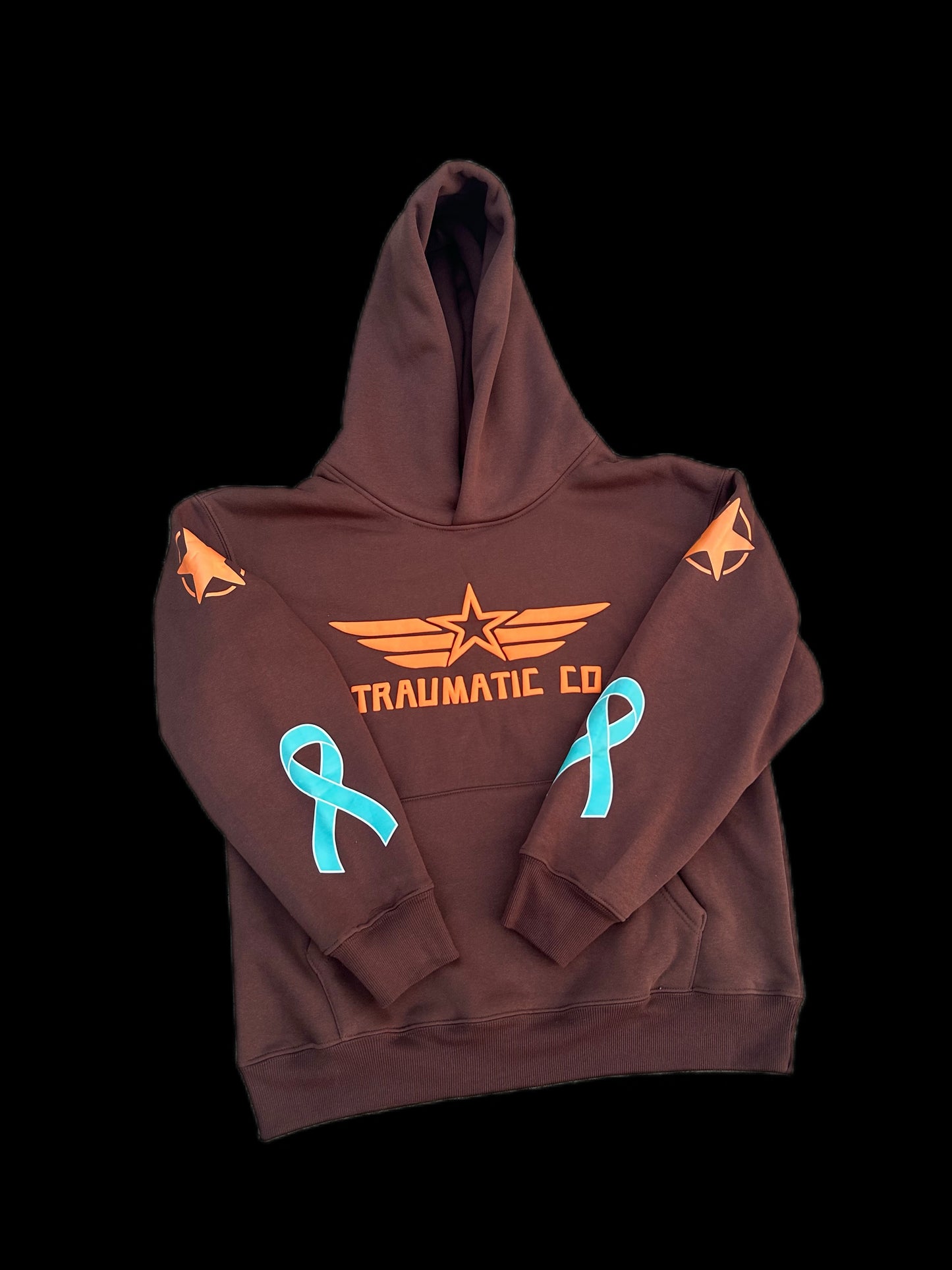 Not All Wounds Are Visible Premium Brown Hoodie