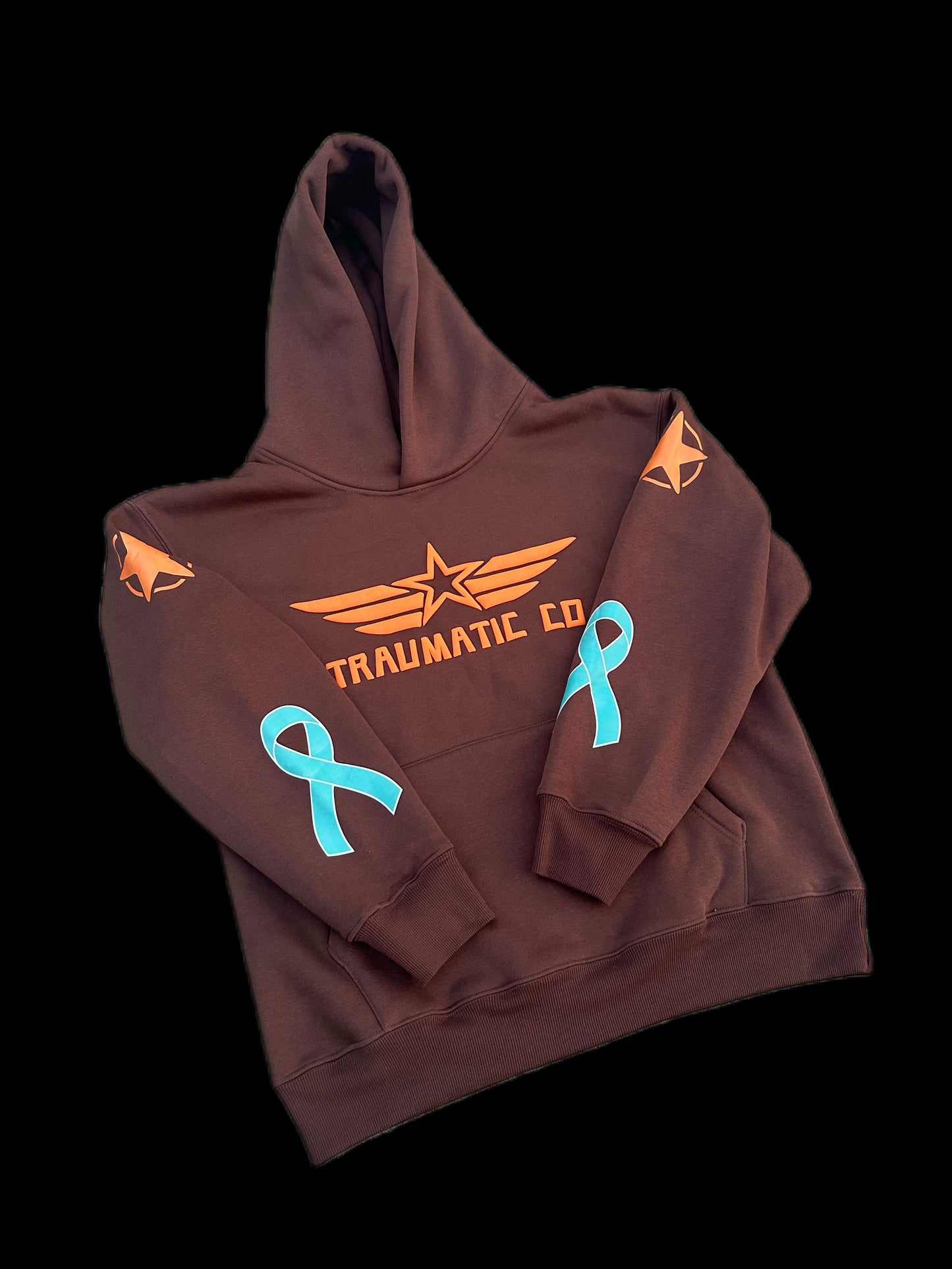 Not All Wounds Are Visible Premium Brown Hoodie