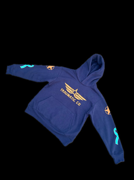 Not All Wounds Are Visible Premium Blue Hoodie