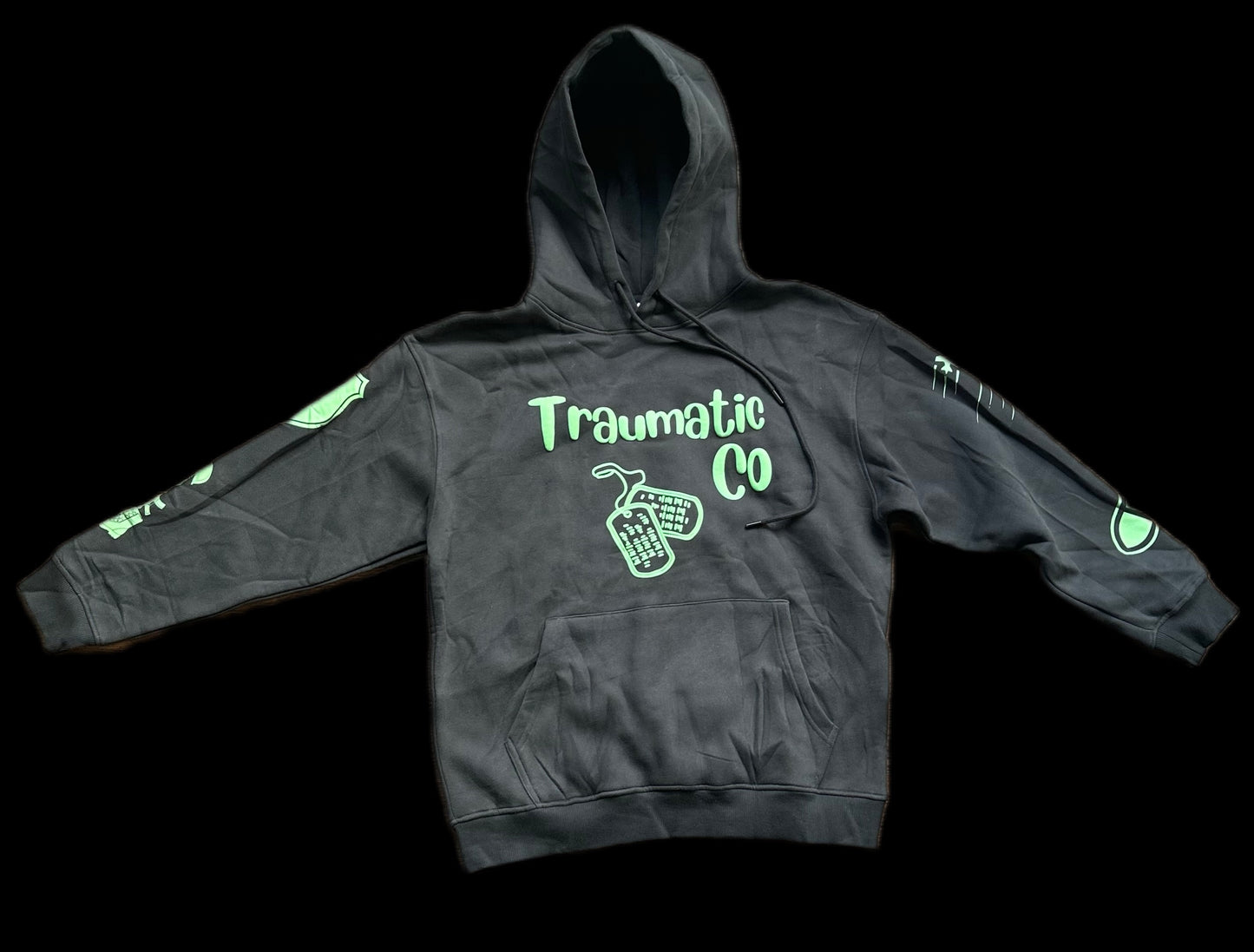 Invisibly Scarred Premium Sweatsuit Black