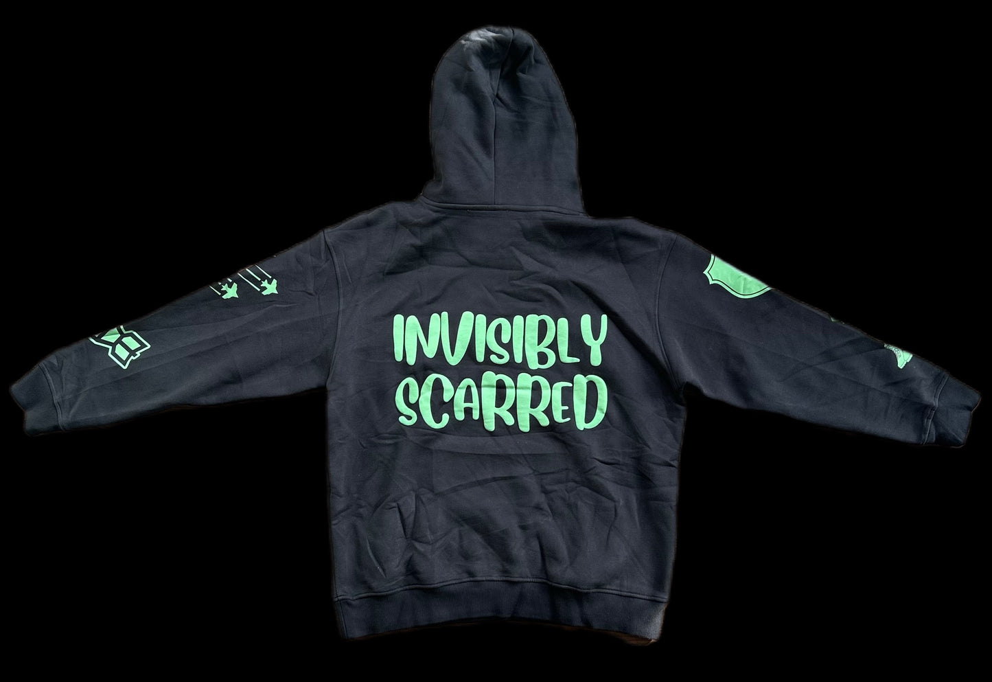 Invisibly Scarred Premium Sweatsuit Black